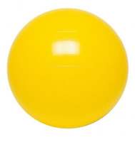 Мяч из высококачественного рутона, цвет: желтый